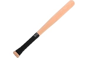 Toddmomy Solid Wood Baseball Bat 21.25In Handheld Portable Bat for Youth Sports Training and Outdoor Practice Wooden Baseball