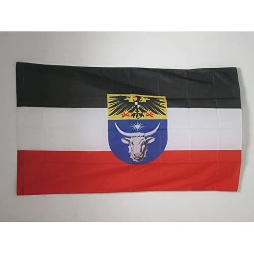 AZ FLAG - German South-West Africa 1884-1915 Flag - 3x5 Ft - German Empire Banner with Sleeve - 100% Polyester - Fade Resistant - Vivid Colors - 3' x 5' Feet - 150x90 Cm