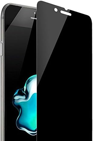 iPhone 8 Plus Privacy Screen Protector, Tempered Glass - Bubble Free &amp; Easy to Install – Black Tint Protector Curved Anti-Spy iPhone 8Tempered Glass Privacy Screen 2017 – Anti-Scratch &amp; Case Friendly