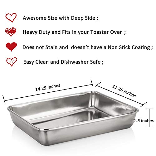 4 Stainless+Non+stick+Bakeware+Septree+14+3%25C3%259711+4%25C3%25972+5
