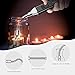 TECBOSS Candle Lighter, Electric Arc Lighter for Kitchen, BBQ, Fireworks, Gas Stove, Flameless Windproof Long Lighter with USB Rechargeable Interface, 360° Rotated Tube