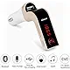 Bluetooth FM Transmitter for car, TIANSHILI Handsfree Bluetooth Receiver Car Kit with Mic/TF Card/USB Drive/AUX Play for iPhone,iPad and Other Android Phones-Silver