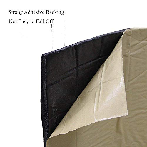 SHINEHOME 236mil 16.68sqft Car Sound Deadener Heat Insulation Mat Noise Proof Mat Heat Protector Mat Audio Noise Insulation Material Car Sound Dampening Deadening Material 61 x 40 Inches - Thumbnail 3