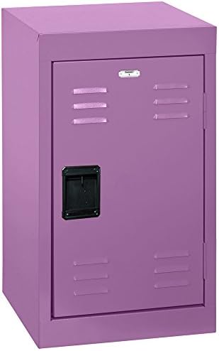 Edsal Sandusky KDLB151524-31 Kids Locker, LF1B151524-06 Single Tier Welded Steel, 610 mm Height x 381 mm Width x 381 mm Depth, Purple