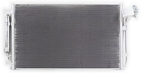 A/C Condenser - Pacific Best Inc. Fit/For 4128 07-18 Nissan Altima Sedan, 09-22 Maxima - With Receiver & Dryer