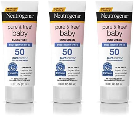 neutrogena pure & free baby sunscreen spf 50