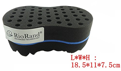 RioRand Magic Twist hair brush sponge (10mm hole)