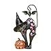 Jim Shore for Enesco Heartwood Creek 4.25-Inch Black Cat with Bat Figurine, Mini