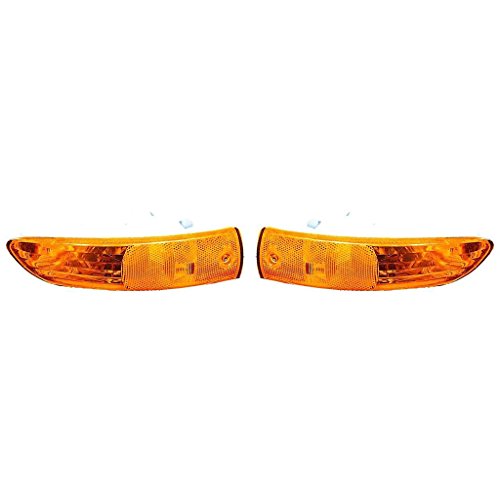 Mitsubishi Eclipse 2/02-2005 Parking Signal Pair Driver and Passenger Side Assembly Pair Driver and Passenger Side (NSF Certified) MI2520117, MI2521117