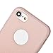 iPhone 7 Case, I3C Soft Flexible TPU Rubber Case for iPhone 7 Slim Thin Anti Slip Textured Grip Protective Shockproof Scratch Resistant Bumper Case Cover for Apple iPhone 7 Pink