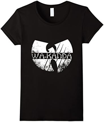 Womens Wa-kanda Wuuu Tangs Clan Parodyy Funny T-shirt 2017 New Large Black
