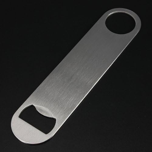 Large Flat Stainless Steel Beer Bottle Cap Bar Blade Opener Tool.