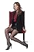 Frenchic Fishnet Lace Stocking Tights Extended Sizes (Pack of 6) (M/L), Black