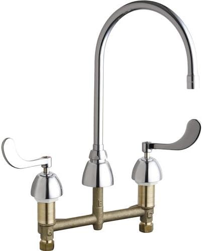 Chicago Faucets201-GN8AE3-317XKAB Commercial Grade High Arch Kitchen Faucet, Chrome