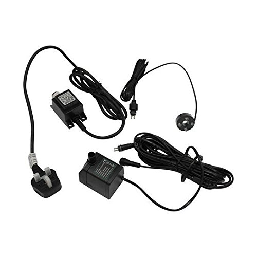 450 LPH Replacement Water Feature Pump, Transformer and LED Light Kit