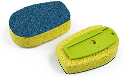 Full Circle Dish Sponge Refill, Suds Up Soap Dispensing, 2Pack, Green