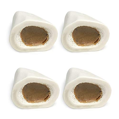 Jack&Pup Filled Dog Bones for Aggressive Chewers, 3 to 4