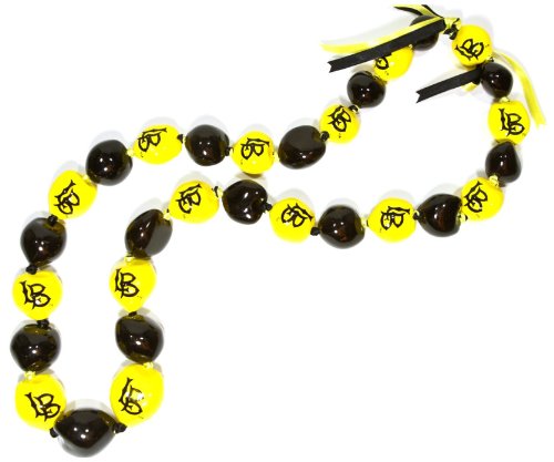 NCAA Long Beach State Forty Niners Go Nuts Kukui Nut Lei Necklace
