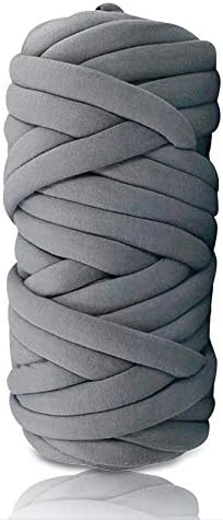 Paul03Daisy Core Yarn, Hot Manual Nordic DIY Gift Hand-Woven Blanket Giant Wool Roving Yarn Round Coarse Line Knitting Yarn For Arm Knitting,Crocheting Felting,Making Rugs Blanket And Crafts