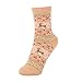 Zando Womens Super Thick Merino Ragg Knit Warm Wool Crew Mid-Calf Winter Socks G Christmas Deer(1)-5 Pack,6-11(US)