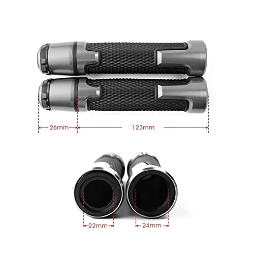 TAEFE Motorcycle Grips for Yamaha FZ6 FZ6S FZ 6 7/8