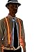 Neon Nightlife Men's Light Up LED Suspenders, One Size, Orange