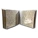 New Seasons Ivory Damask 200 Image Horizontal Wedding Picture Album with Front Photo Window