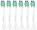 Replacement Brush Heads For Philips Sonicare InterCare HX9004 hx9003 With Hygienic Caps, 6pack, Compatible with Philips Sonicare Flexcare, HealthyWhite, DiamondClean And Other Snap-On Toothbrush Model