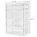 BLOSSOMZ Sterilite 5 Drawer Wide Tower- White (1, White)
