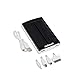 Solar Charger, Nekteck 10400mAh Dual USB Port Solar Portable Charger Backup Power Pack for iPhone 6 plus 5S 5C 5 4S 4, iPods, Samsung Galaxy S6 S5 S4 S3 Note 4 3 2, Android Smart Phones, Windows phone