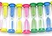 Dazzling Toys Hourglass Sand Timer 12 Assorted Colors Mini Plastic Sand Timer Clock Toy 3 Inch Kids Multi Colored Sand Timer Toy Party Favor