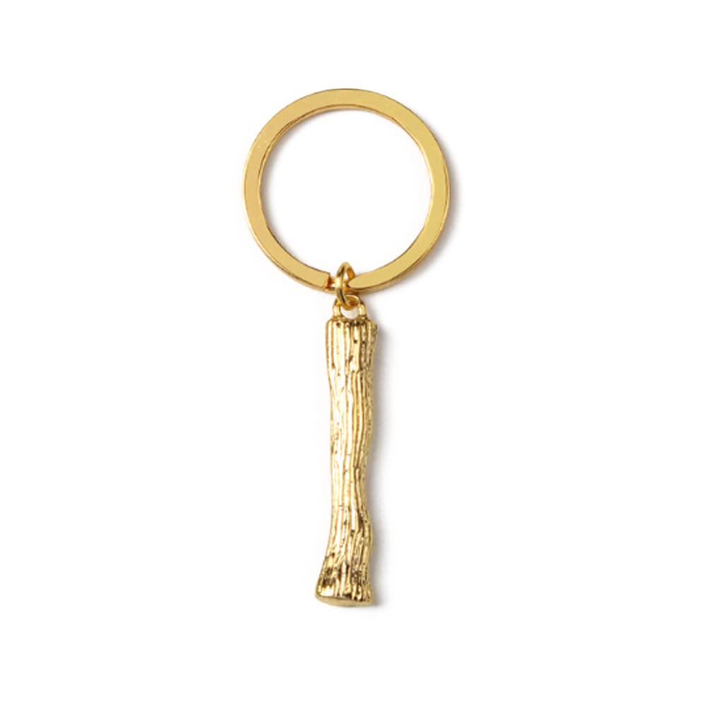 ARFUKA Keyring Alphabet Keychain Stainless Steel Letter I Initial Key Ring Birthday Key Chain for Men and Women Gold