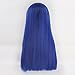 Anime POP TEAM Cosplay Wig 60cm Long Blue Women Girls' Party Wig (Pipimi)