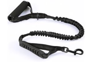 The Paw Standards Anti Pull Reflective Dog Leash for Medium & Large Dogs, Shock Absorbing Bungee Leash, Heavy Duty Training L