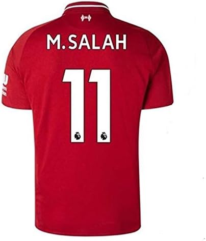 Liverpool Home Jersey #11 M Salah 2018-2019 Mens Soccer Jersey Red(S-XXL)
