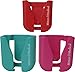 Three Mitten Medical Professional Stethoscope Holders with Scrub-Lock (TM) [One of Each Color]
