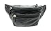 Visconti Classic Waist Pack/Pouch/Fanny Pak/Bumbag made of Genuine Quality Leather (Black)