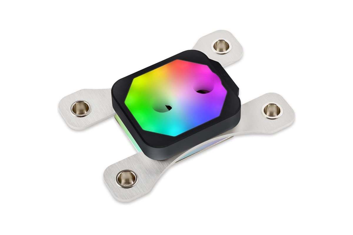 Aqua Computer cuplex kryos NEXT RGBpx AM4 - Acetal + 925 Silber, schwarz