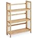 Home Decorators Collection Mission Style 38 x 27.5 Inch Natural Folding/Stacking Bookcase, 27.5