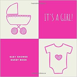 It S A Girl Baby Shower Guest Book Baby Girl Shower Guest