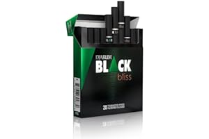 THE FRUGAL SMOKER Djarum Black Bliss - Emerald Clove Filtered Cigarettes - 1 Box of 20 (Frugal Smoker Sticker Included)