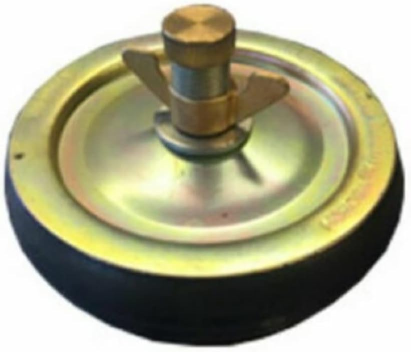 Aliaxis Horobin 6 Inch 160mm Aluminium Drain Test Plug Brass Cap