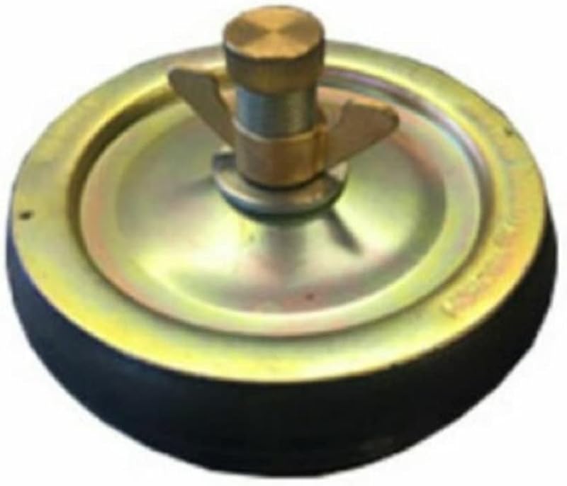 Aliaxis Horobin 6 Inch 160mm Aluminium Drain Test Plug Brass Cap