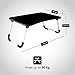 Lap Desk for Bed by Night N Dawn – [2019 New] Laptop Table Black Work Table for Office – Wood & Metal Modern Table – 100 x 60 x 73.2-cm Desktop for Home Officethumb 3