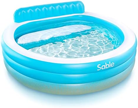 Sable Inflatable Pool, Blow Up Swimming 