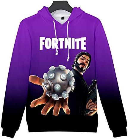 Labywa Fortnite Hoodie for Boys Girls Hooded Crewneck Kids Sweatshirt