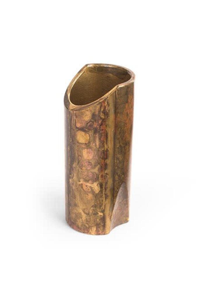 Rock Slide Aged Brass Guitar Slide, Small