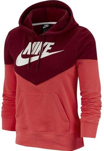 sudaderas nike mujer rojas