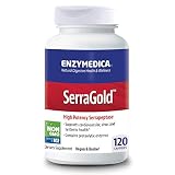 Enzymedica - SerraGold, High Potency Serrapeptase Enzymes, 120 Capsules (FFP)