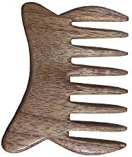 Simgin 100% natural, handmade and herbal, Wooden, Hair Comb Clip- Neem wood Hair Fork (size-3.8")-S-M